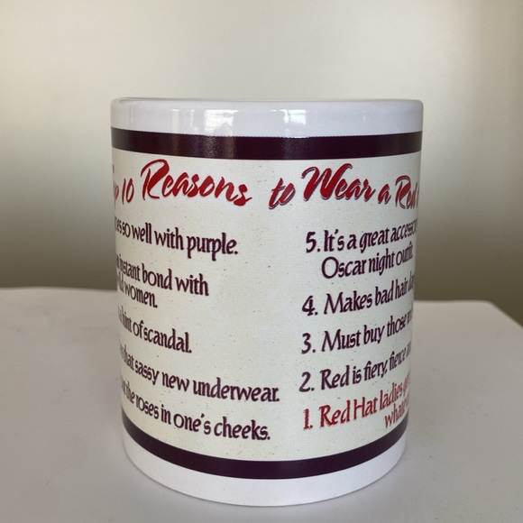 “Red Hat”Mug Leanin Tree 12oz Exc Cond - Picture 3 of 10